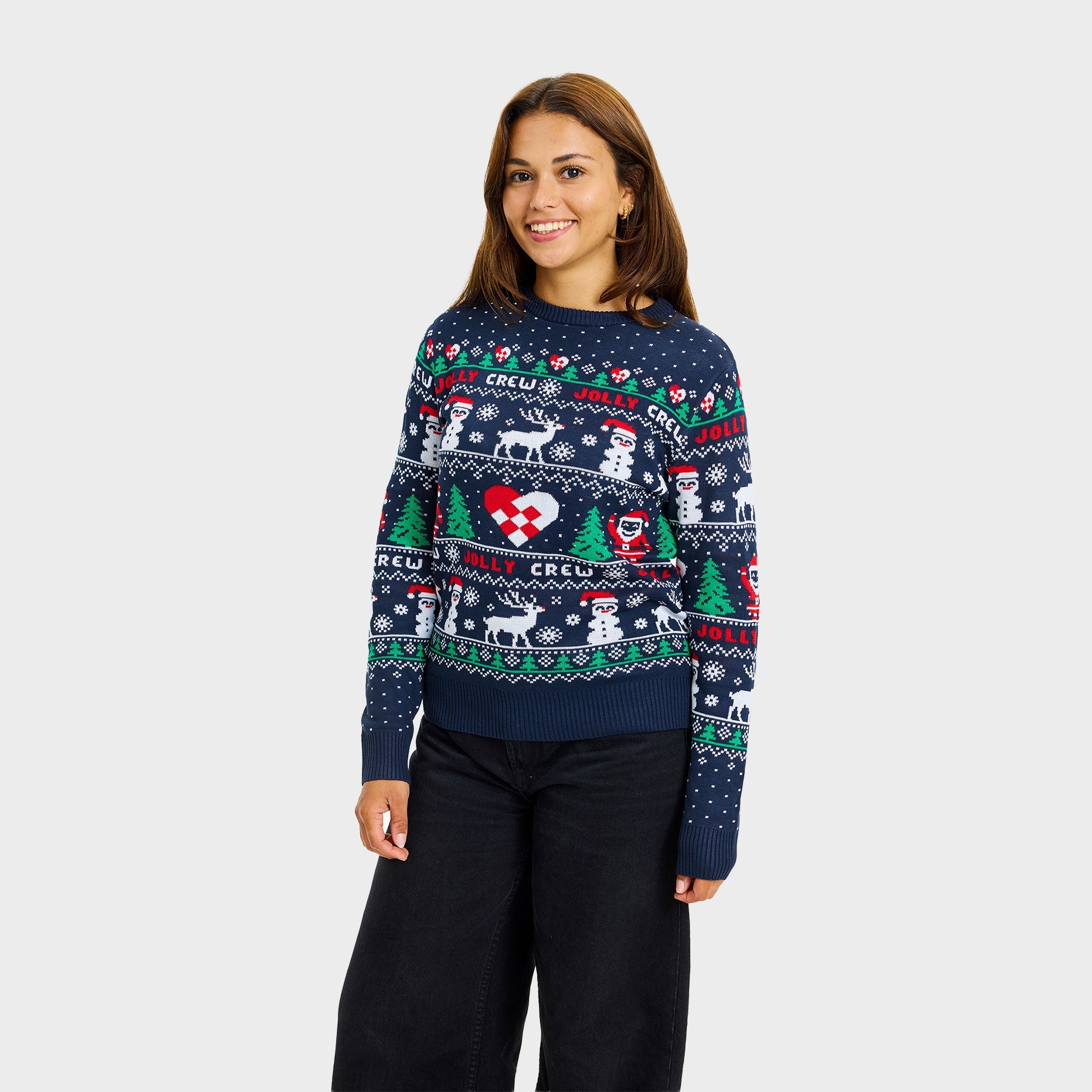Jolly Crew kersttrui – Dames