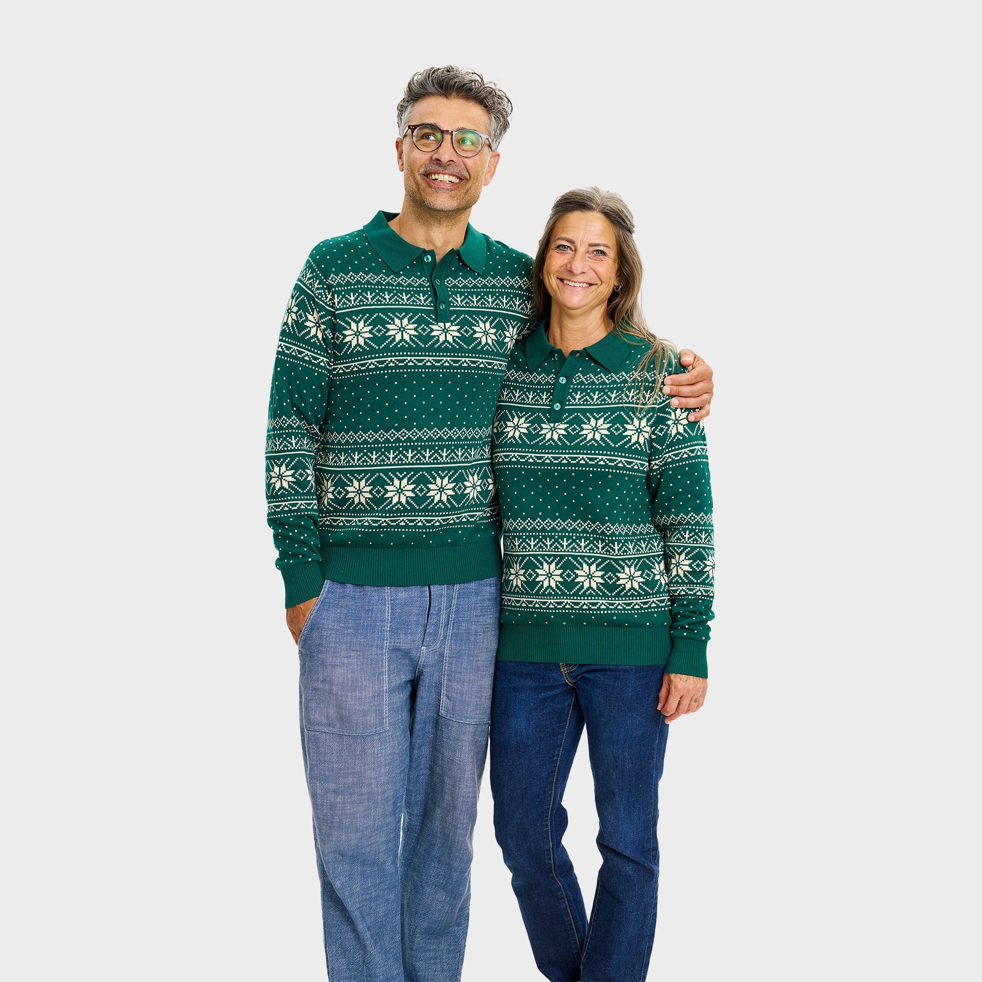 Het klassieke kerstpoloshirt – Heren