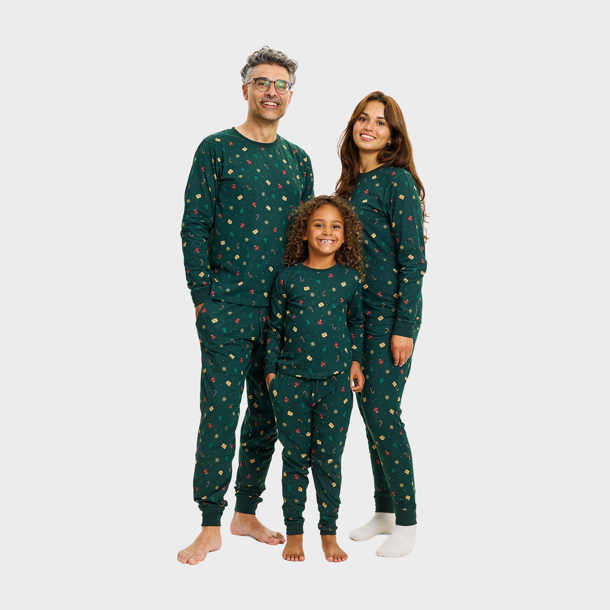Kerstdroom pyjama groen – Dames